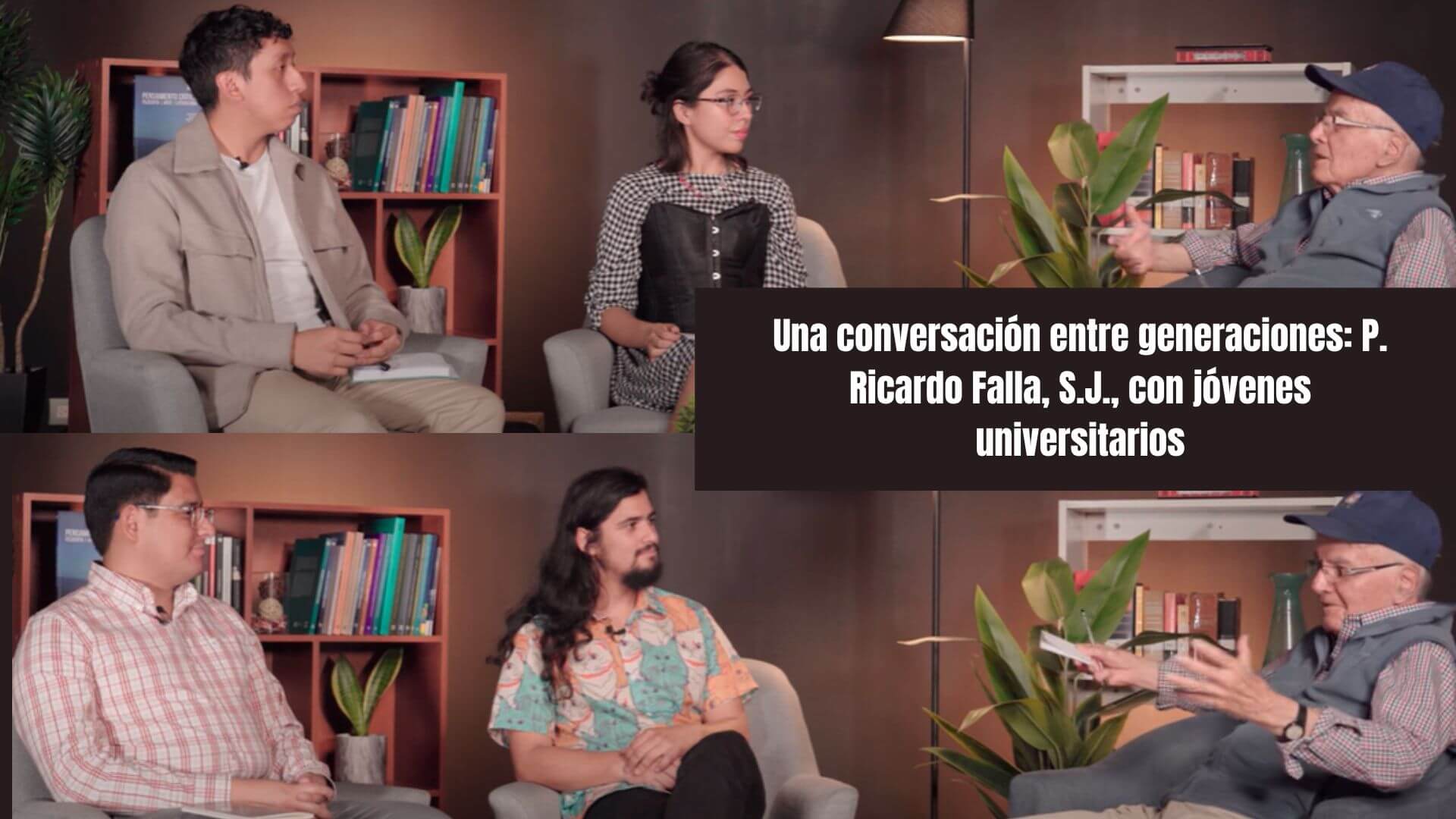 Una conversación entre generaciones: Ricardo Falla con jóvenes universitarios